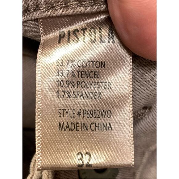 Pistola washed tan denim cargo ankle pants size 32 ￼ - Picture 3 of 10